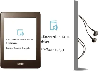 Descargar AudioLibro La Retroaccion de la Quiebra de Ignacio Sancho Gargallo año 1990