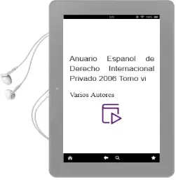 Descargar AudioLibro Anuario Español de Derecho Internacional Privado 2006 Tomo vi de Varios Autores año 1990