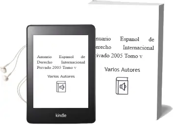 Descargar AudioLibro Anuario Español de Derecho Internacional Privado 2005 Tomo v de Varios Autores año 1990