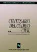 AudioLibro Centenario del Codigo Civil 1879-1979. de Antonio Manuel Morales Moreno