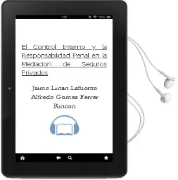 Descargar AudioLibro El Control Interno y la Responsabilidad Penal en la Mediación de Seguros Privados de Jaime; Liñán Lafuente, Alfredo Gómez Ferrer Rincón año 1990