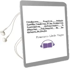 Descargar AudioLibro Cuadernos Prácticos Bolonia. Familia. Cuaderno Iii. los Regímenes Económicos Matrimoniales. la Situación Patrimonial de las Uniones de Hecho.. de Francisco Lledó Yagüe año 1990