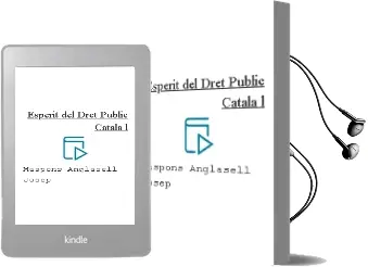 Descargar AudioLibro Esperit del Dret Public Catala l de Maspons Anglasell Josep año 1990