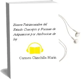 Descargar AudioLibro Bienes Patrimoniales del Estado Concepto y Formas de Adquisición por Atribución de ley de Carmen Chinchilla Marín año 1990
