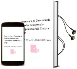 Descargar AudioLibro Comentario al Convenio de Bruselas Relativo a la Competencia Judi Cial y a la eje de Alfonso Luis Calvo Caravaca año 1995