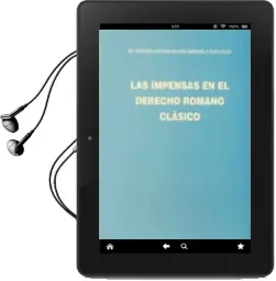 Descargar AudioLibro Las Impensas en el Derecho Romano Clasico de Mª Teresa Gonzalez Palenzuela Gallego año 1998