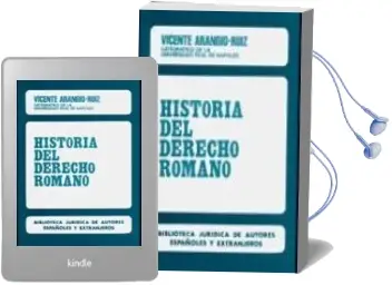 Descargar AudioLibro Historia del Derecho Romano (5ª Ed.) de Vicente Arangio Ruiz año 1999