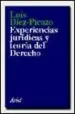 AudioLibro Experiencias Juridicas y Teoria del Derecho (3ª Ed.) de Luis Diez Picazo Y Ponce De Leon