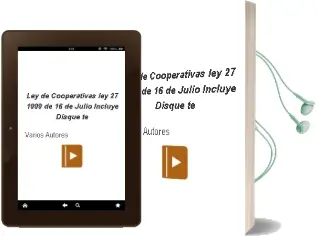 Descargar AudioLibro Ley de Cooperativas (Ley 27/1999, de 16 de Julio) (Incluye Disque te) de Varios Autores año 2000