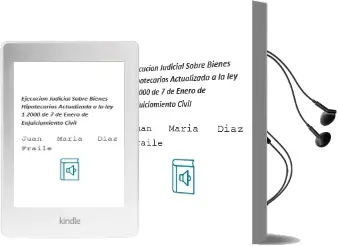 Descargar AudioLibro Ejecucion Judicial Sobre Bienes Hipotecarios Actualizada a la ley 1/2000 de 7 de Enero de Enjuiciamiento Civil de Juan Maria Diaz Fraile año 2000