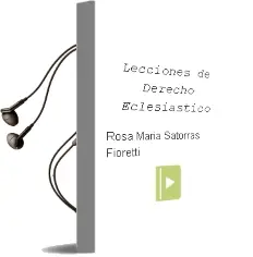 Descargar AudioLibro Lecciones de Derecho Eclesiastico de Rosa Maria Satorras Fioretti año 2000