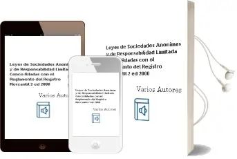 Descargar AudioLibro Leyes de Sociedades Anonimas y de Responsabilidad Limitada: Conco Rdadas con el Reglamento del Registro Mercantil (2ª ed. 2000) de Varios Autores año 2000