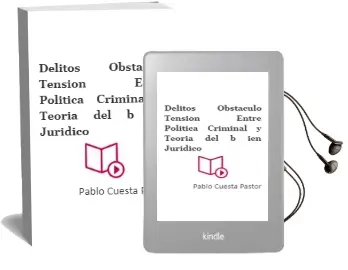 Descargar AudioLibro Delitos Obstaculo: Tension Entre Politica Criminal y Teoria del b ien Juridico de Pablo Cuesta Pastor año 2002
