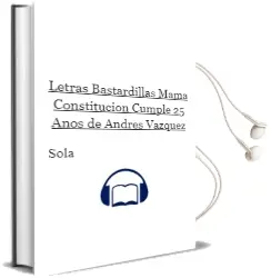 Descargar AudioLibro Letras Bastardillas: ¡Mama Constitucion Cumple 25 Años! de Andres Vazquez De Sola año 2003