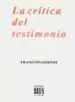 AudioLibro La Critica del Testimonio (6ª Ed.) de François Gorphe