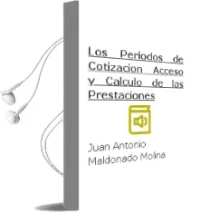 Descargar AudioLibro Los Periodos de Cotizacion: Acceso y Calculo de las Prestaciones de Juan Antonio Maldonado Molina año 2003