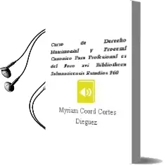 Descargar AudioLibro Curso de Derecho Matrimonial y Procesal Canonico para Profesional es del Foro (Xvi) (Bibliotheca Salmanticensis, Estudios 269) de Myriam (Coord.) Cortes Dieguez año 2004
