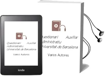 Descargar AudioLibro Questionari Auxiliar Administratiu Universitat de Barcelona de Varios Autores año 2004