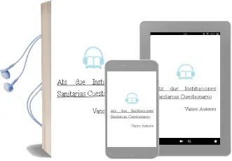 Descargar AudioLibro Ats/Due Instituciones Sanitarias: Cuestionario de Varios Autores año 2004