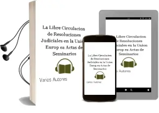 Descargar AudioLibro La Libre Circulacion de Resoluciones Judiciales en la Union Europ ea: Actas de Seminarios de Varios Autores año 2005