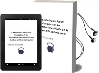 Descargar AudioLibro Comentarios a la ley de Contratos de las Administraciones Publica s: La Gestion del Contrato (Vol. Iii) de Varios Autores año 2005