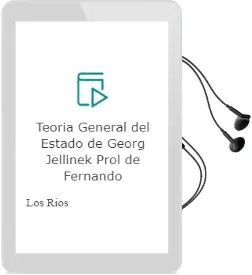 Descargar AudioLibro Teoria General del Estado de Georg Jellinek; Prol. De Fernando De Los Rios año 2005
