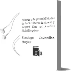 Descargar AudioLibro Deberes y Responsabilidades de los Servidores de Acceso y Alojami Ento: Un Analisis Multidisciplinar de Santiago Cavanillas Mugica año 2005