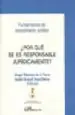 AudioLibro ¿ por que se es Responsable Juridicamente ? de Isabel Hoyo Sierra