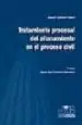 AudioLibro Tratamiento Procesal de Allanamiento en el Proceso Civil de Joaquin Carbonell Tabeni