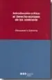 AudioLibro Introduccion Critica al Derecho Europeo de los Contratos de Alessandro Somma