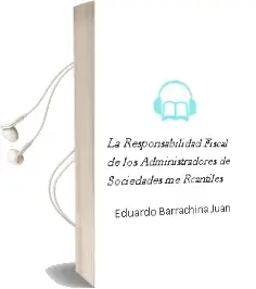 Descargar AudioLibro La Responsabilidad Fiscal de los Administradores de Sociedades me Rcantiles de Eduardo Barrachina Juan año 2008