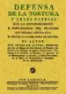 AudioLibro Defensa de la Tortura y Leyes Patrias que la Establecieron (Facsi Mil) de Pedro De Castro
