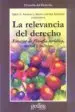 AudioLibro La Relevancia del Derecho: Ensayos de Filosofia Juridica, Moral y Politica de Pablo E. Navarro
