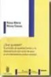AudioLibro ¿Que Igualdad? de Rosa Maria Ricoy Casas