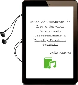 Descargar AudioLibro Causa del Contrato de Obra o Servicio Determinado: Caracterizacio n Legal y Practica Judicial de Varios Autores año 2010