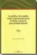AudioLibro Politica de Empleo Como Instrumento para la Lucha Contra la Preca Riedad Laboral de Jose Luis Monereo Perez