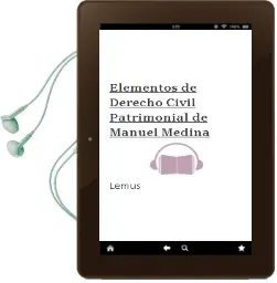 Descargar AudioLibro Elementos de Derecho Civil Patrimonial de Manuel Medina De Lemus año 2011