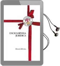 Descargar AudioLibro Enciclopedia Juridica de Merkel Adolfo Y Adolfo año 2011