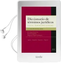 Descargar AudioLibro Diccionario de Terminos Juridicos (11ª Ed.) (Ingles-Español, Span Isch-English) de Enrique Alcaraz año 2012