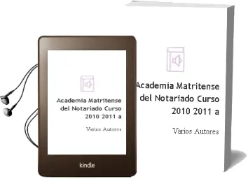 Descargar AudioLibro Academia Matritense del Notariado Curso 2010-2011 a de Varios Autores año 2012