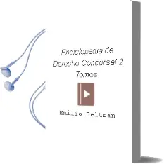 Descargar AudioLibro Enciclopedia de Derecho Concursal, 2 Tomos de Emilio Beltran año 2012