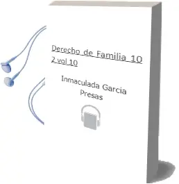 Descargar AudioLibro Derecho de Familia 10.2 (Vol. 10) de Inmaculada Garcia Presas año 2012