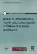 AudioLibro Derecho Constitucional. Teoria de la Constitucion y Sistema de fu Entes: Materiales de Francisco Manuel Garcia Costa