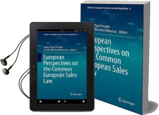 Descargar AudioLibro European Perspectives on the Common European Sales law de Javier (Ed.) Plaza Penades año 2014
