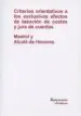 AudioLibro Criterios Orientativos a los Exclusivos Efectos de Tasacion de Costas y Jura de Cuentas: Madrid y Alcala de Henares de Varios Autores