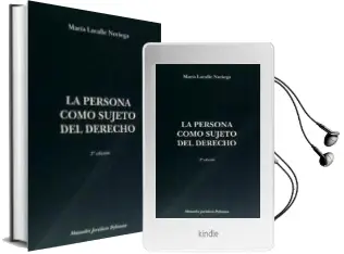 Descargar AudioLibro La Persona Como Sujeto del Derecho 2ª Edicion de María Lacalle Noriega año 2016