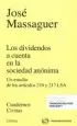 AudioLibro Los Dividendos a Cuenta en la Sociedad Anónima de Jose Massaguer Mir