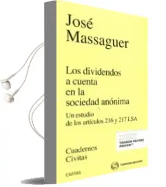 Descargar AudioLibro Los Dividendos a Cuenta en la Sociedad Anónima de Jose Massaguer Mir año 2016