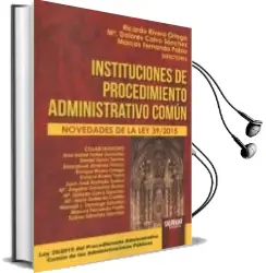 Descargar AudioLibro Instituciones de Procedimiento Administrativo Común de Ricardo Rivero Ortega año 2016