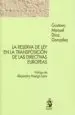 AudioLibro La Reserva de ley en la Transposición de las Directivas Europeas de Gustavo Manuel Diaz Gonzalez